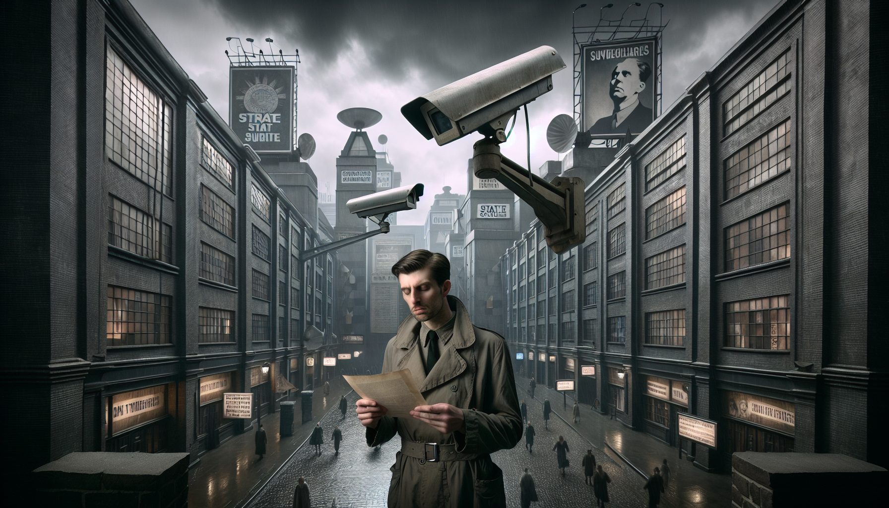 Мир «1984» Оруэлла: структура антиутопии
