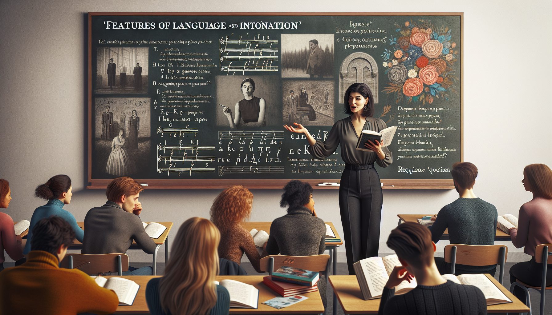 Особенности языка и интонации