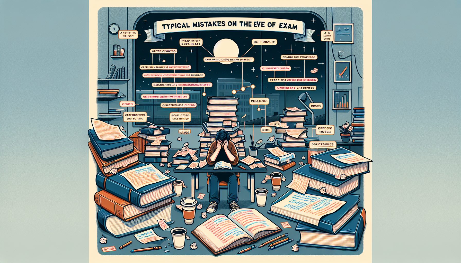 Типичные ошибки накануне экзамена