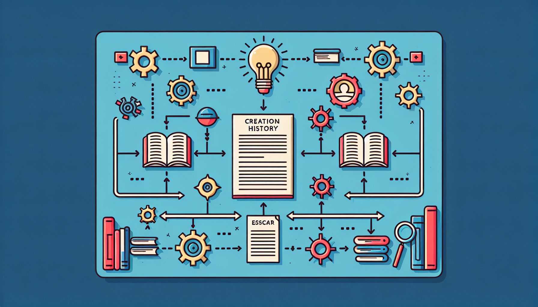 Структура абзаца о «Истории создания» в сочинении