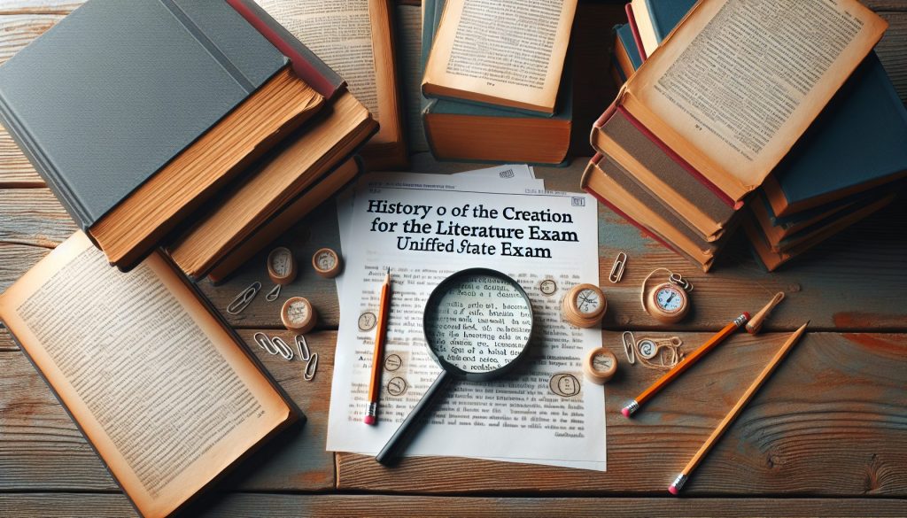 История создания для экзамена ЕГЭ литература